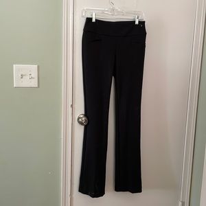 Black business casual pants womens/ no zipper